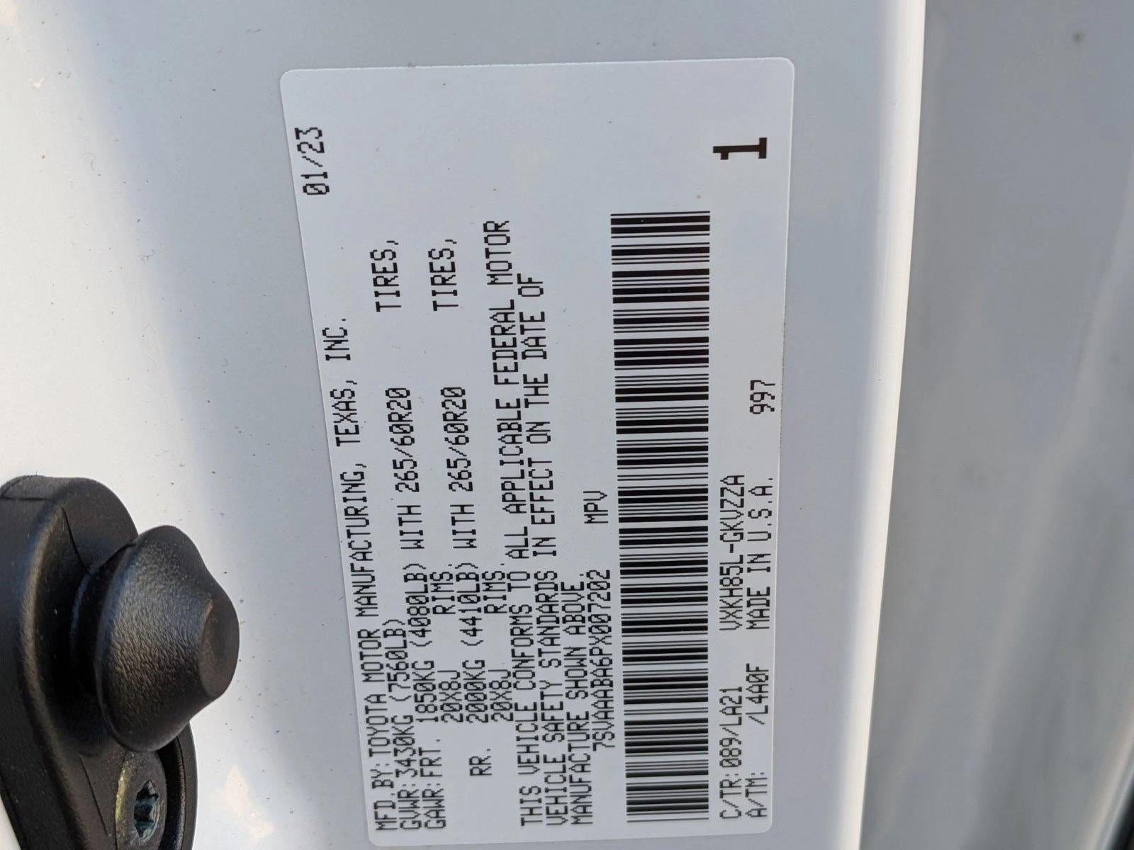 2023 Toyota Sequoia Platinum