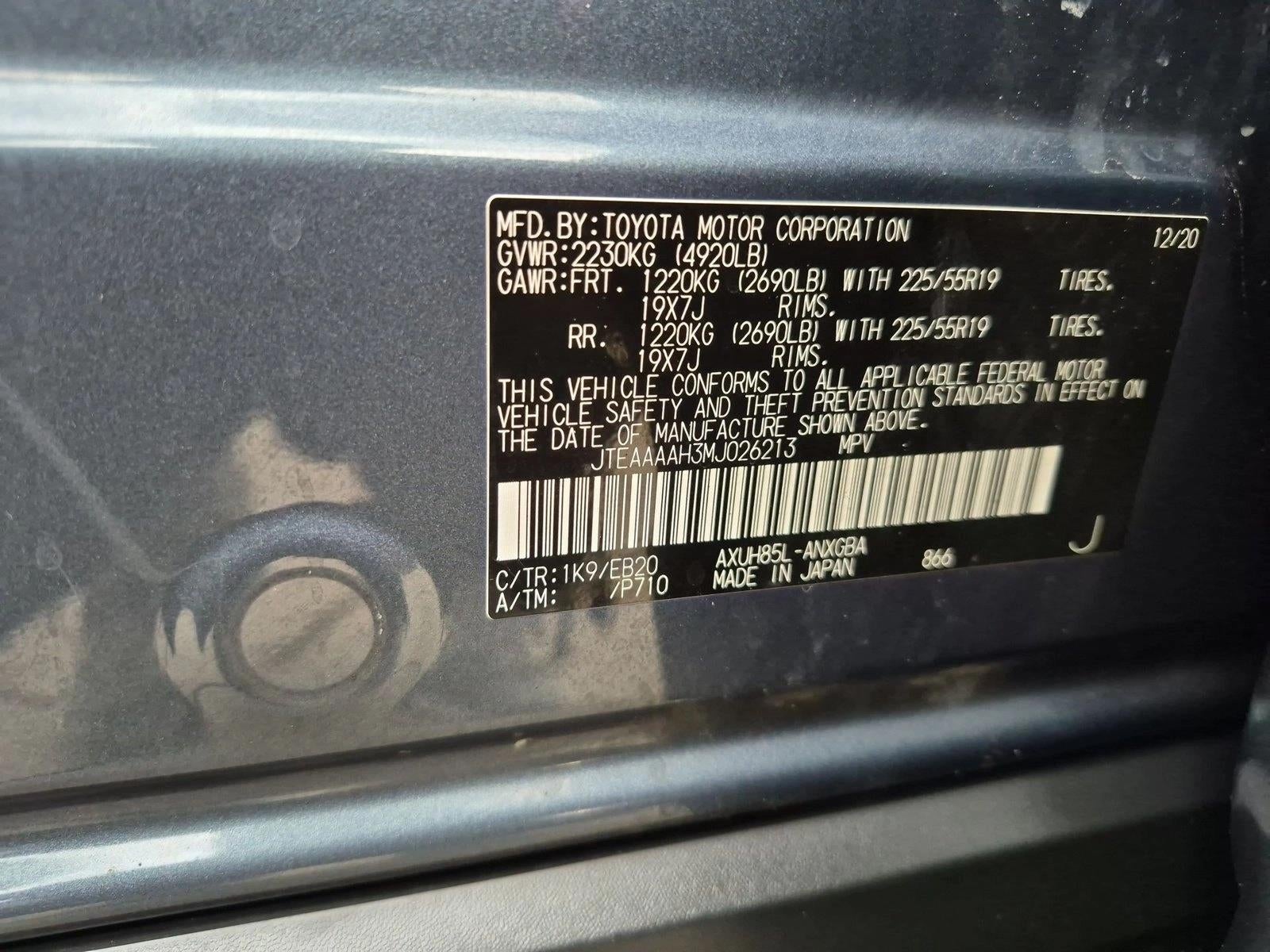 2021 Toyota Venza LE