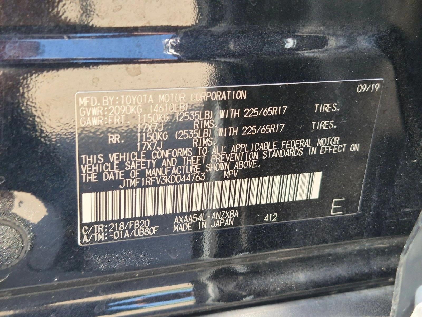 2019 Toyota RAV4 LE