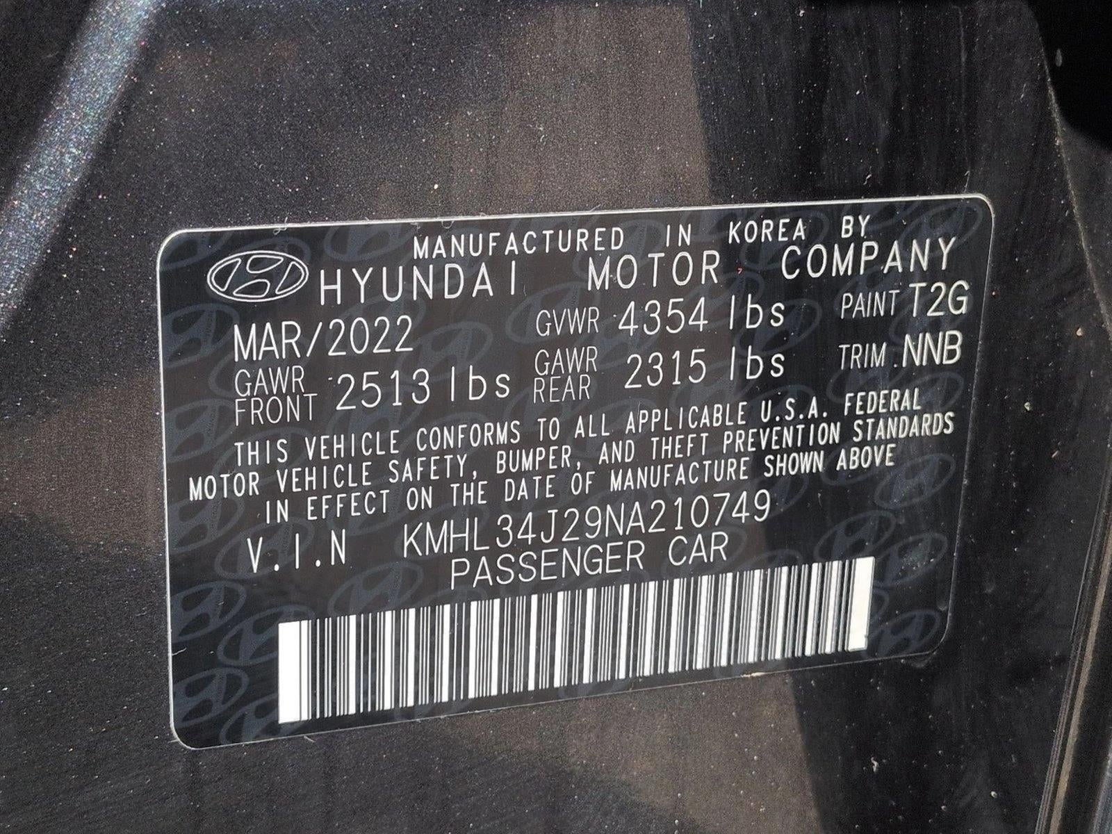 2022 Hyundai Sonata Limited