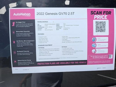 2022 Genesis GV70 2.5T