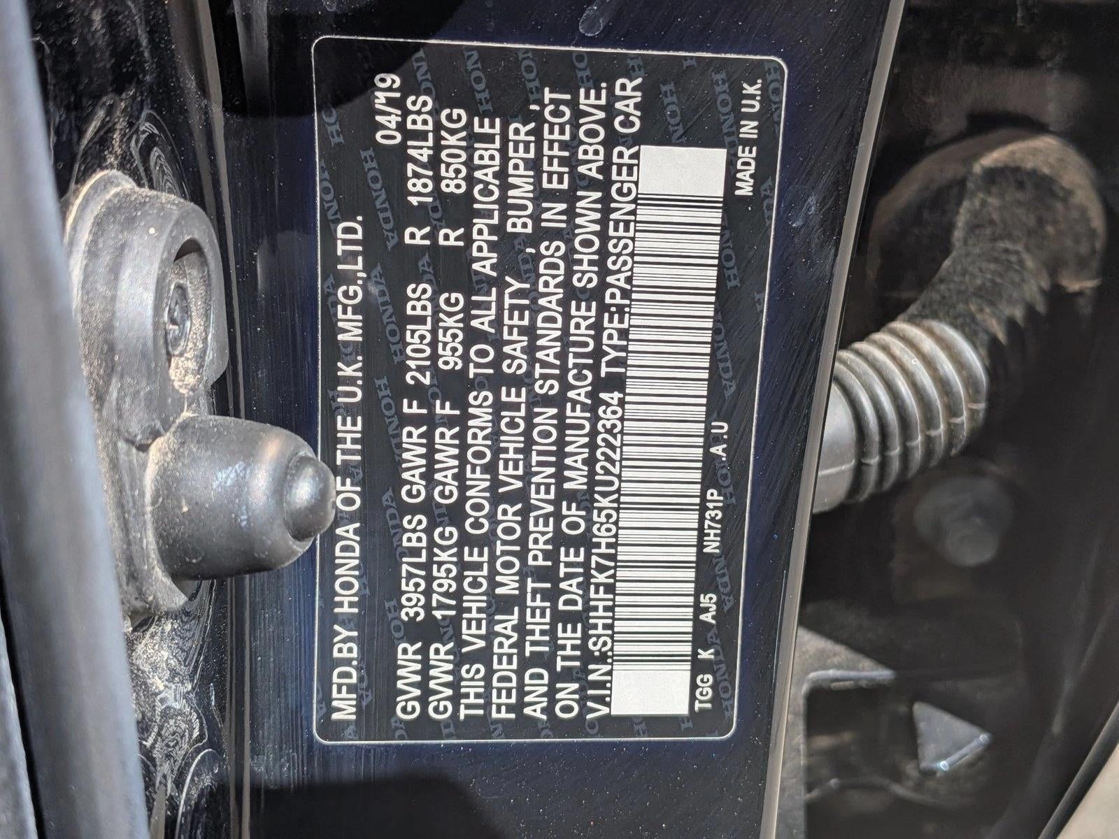 2019 Honda Civic EX