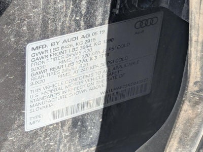 2019 Audi Q7 45 Premium