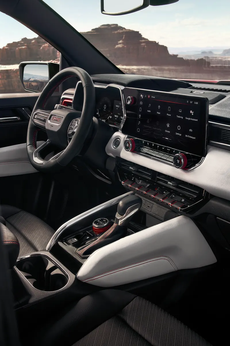 2026 GMC Canyon infotainment system at AutoNation Buick GMC West in Golden CO
